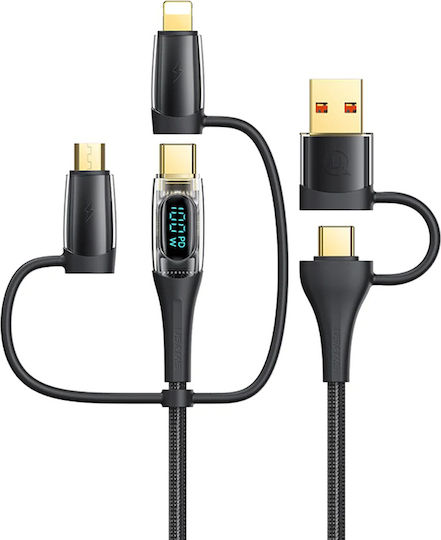Cablul Usams 6 în 1 100W Tip-C 1.2m Sj626