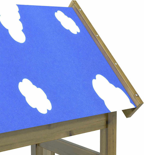 vidaXL Holzturm 52.5x46.5x208cm. Braun
