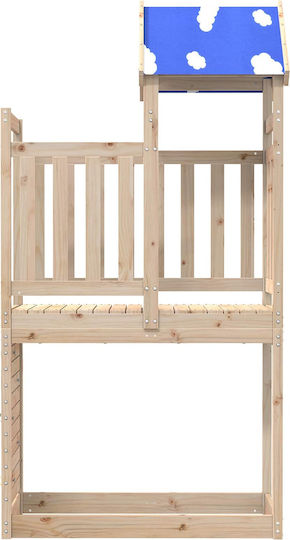 vidaXL Turn de lemn 110.5x52.5x215cm. Maro