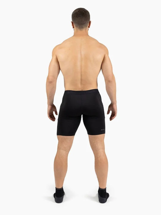 Velites Herren Sportleggings Kurz Schwarz