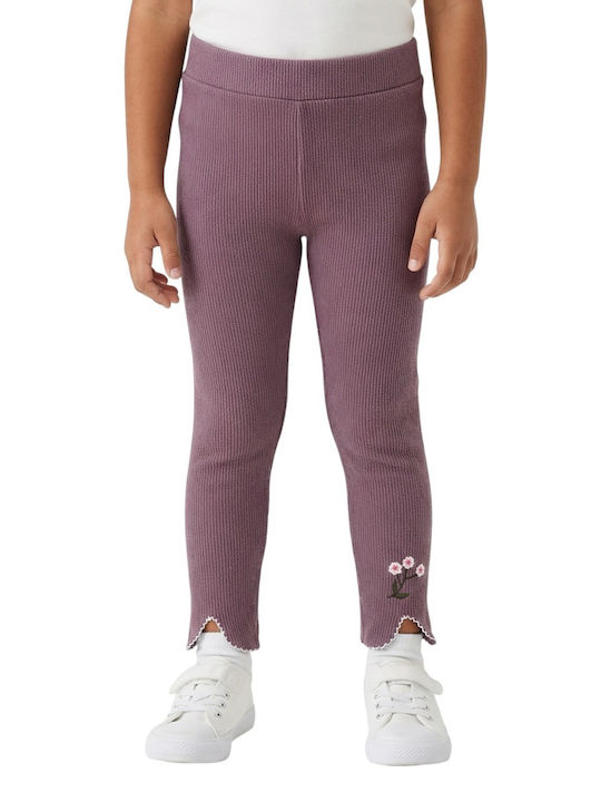 Kinder Leggings Lang Lila