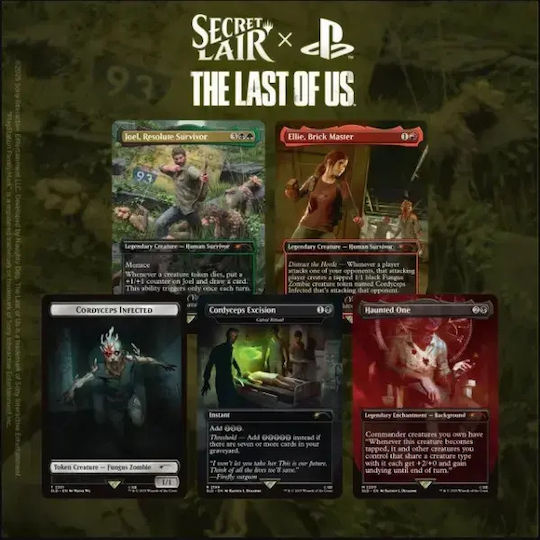 Secret Lair X Playstation - The Last Of Us: Part Ii (Nonfoil) Magic: The Gathering (EN) WOCD52340000