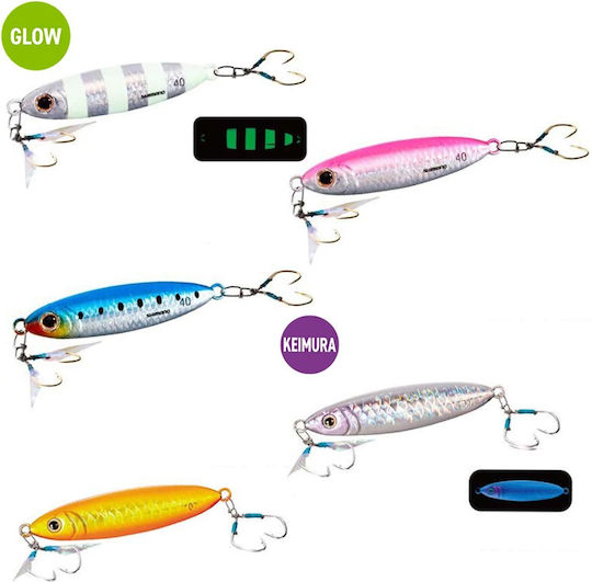 Speed Slider Shimano Butterfly Flat Light 7,2 cm 50 g Zebra