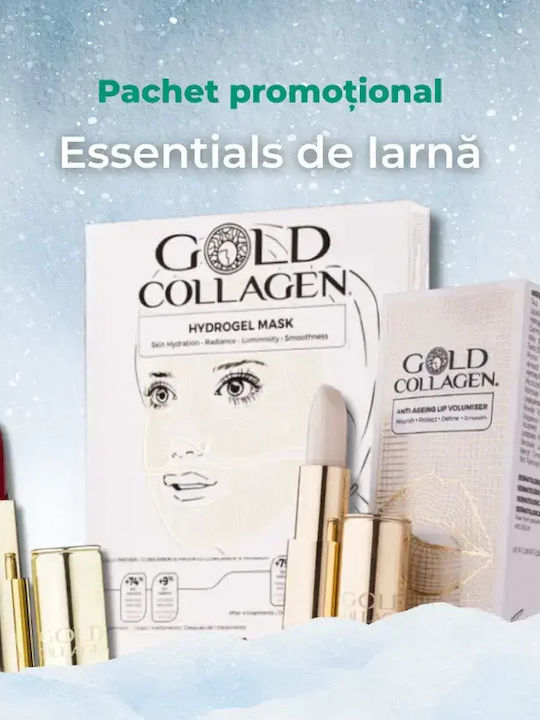 Package Masks Lip Balm Lipstick Gold Collagen Winter Essentials