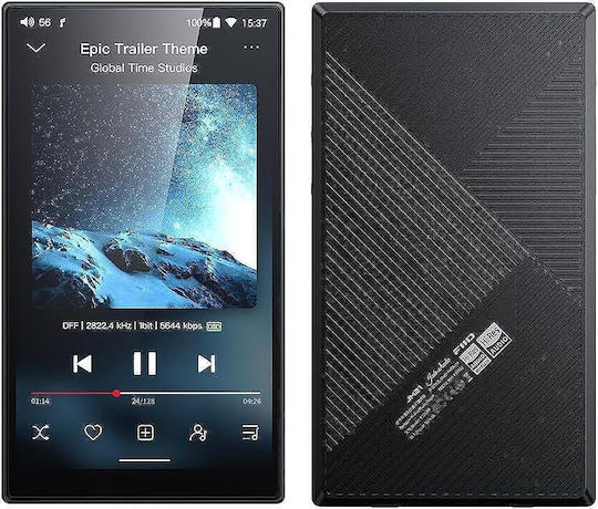 Fiio Jadeaudio Jm21 Преносим Hi-res Android 13 Музикален Плейър Snapdragon 680 Двоен Cs43198 Dac и 700mw Балансиран Изход Черен Нов 4+64