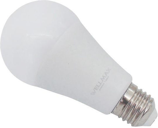 Wellmax LED Bulbs 15W for Socket E27 and Shape A65 Cool White 1521lm 15pcs
