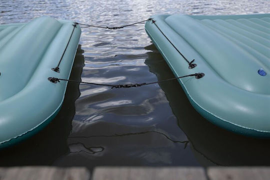 Hydroforce Inflatable Floating Dock for 2 People Blue