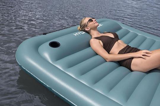 Hydroforce Inflatable Floating Dock for 2 People Blue
