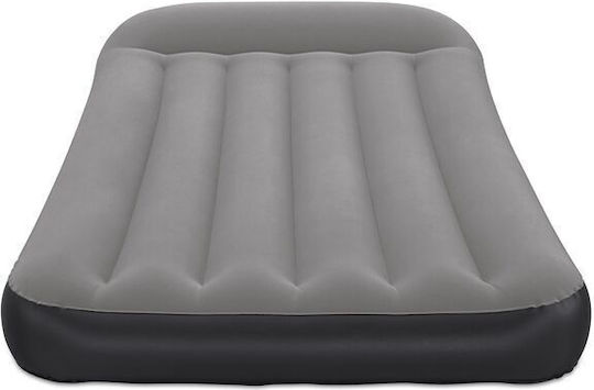 Bestway Inflatable Sleep Mattress Single with Integrated Pump 188x99x30cm Gray
