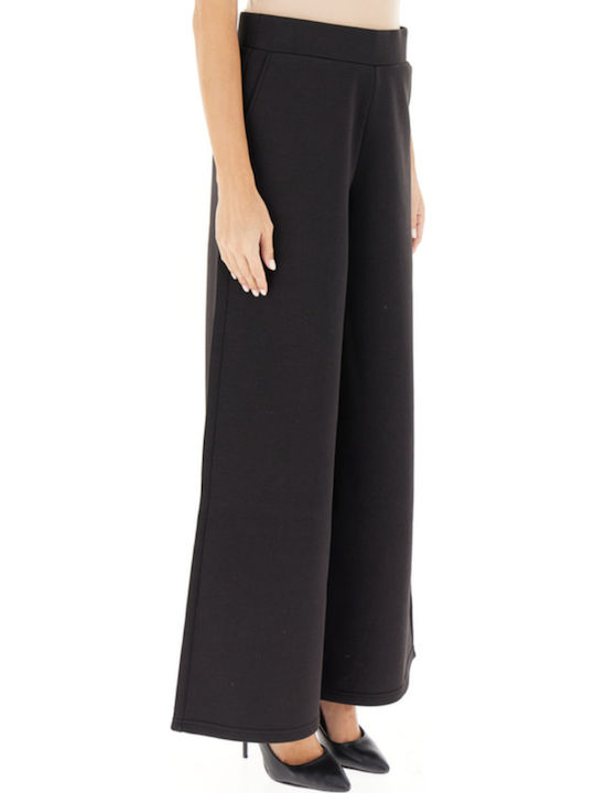 Women's Fabric Trousers Black
