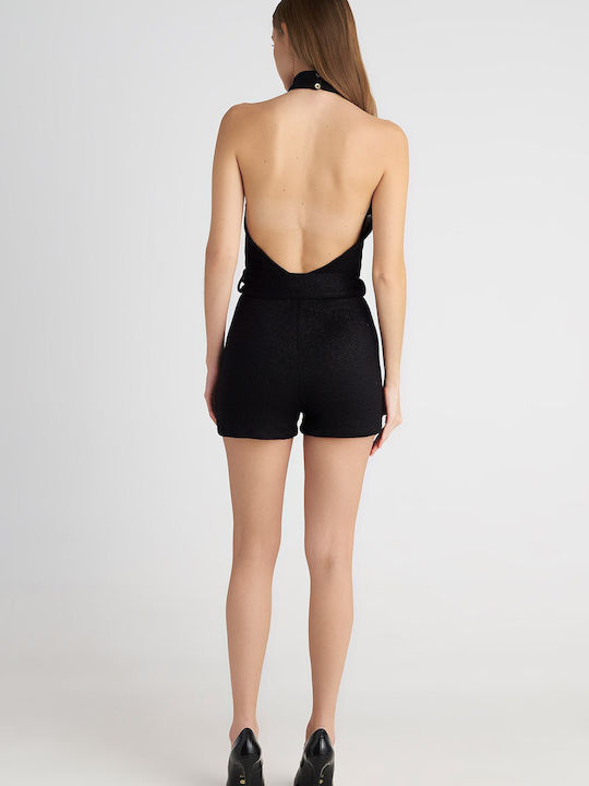 Women's One-piece Shorts Black