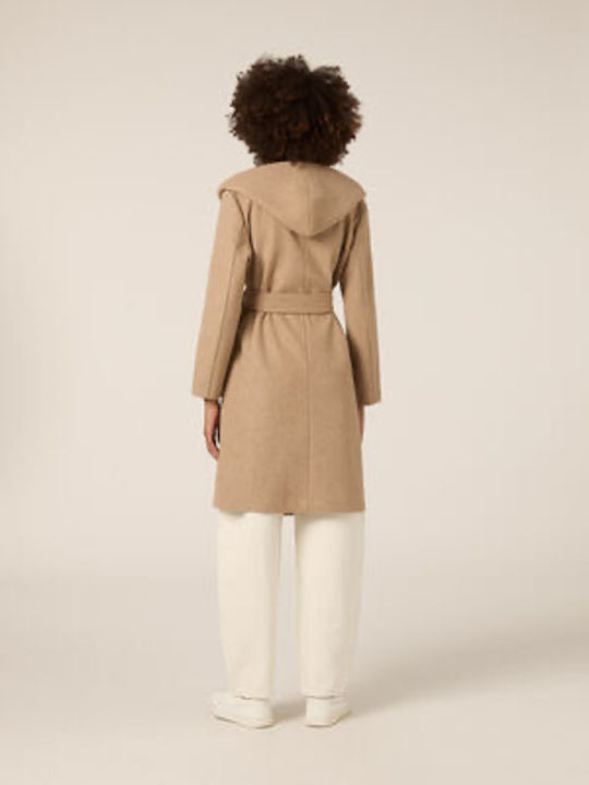 Femeie Camel Palton