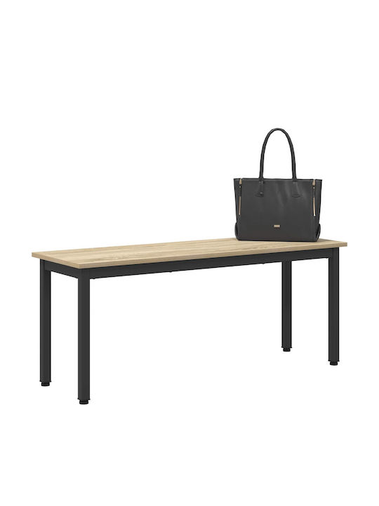 Ess- und Küchenstühle mit Hölzernes Oberfläche Grau 3Stücke 110x35x45cm