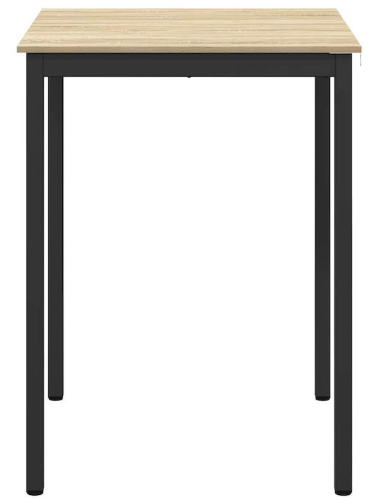 Table Dining Room Wooden Gray 80x80x105cm