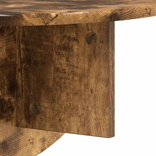 Wall Bedside Tables Wooden Brown 2 Pieces 38x19x19cm