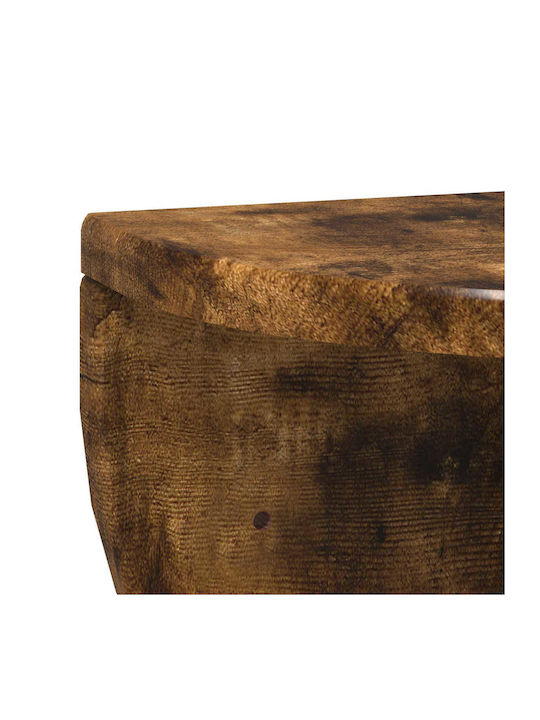 Κομοδίνα Τοίχου Ξύλινα Καφέ 2τμχ 38x19x19cm 891419