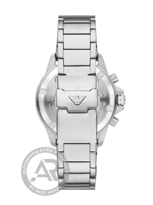 Emporio Armani Explorer Ρολόι Solar με Μεταλλικό Μπρασελέ Emporio Armani Explorer Ρολόι Solar με Μεταλλικό Μπρασελέ
