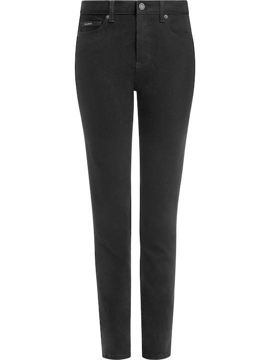 Ψηλόμεσο Γυναικείο Jean Παντελόνι σε Skinny Εφαρμογή Black