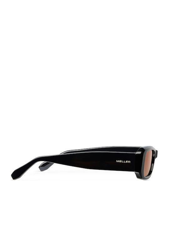 Meller Sisi Unisex Sunglasses with Black Plastic Frame and Orange Polarized Lens SIS-TUTGBROWN