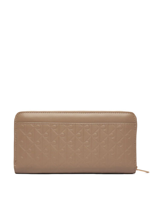 Calvin Klein Wallet Groß Damen Geldbörse Klassisch Braun Calvin Klein Wallet Groß Damen Geldbörse Klassisch Braun