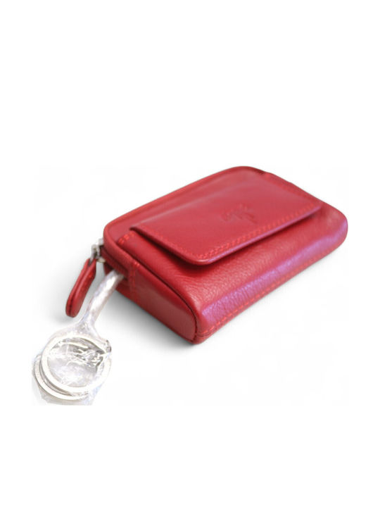 Leather Women's Wallet Classic Red