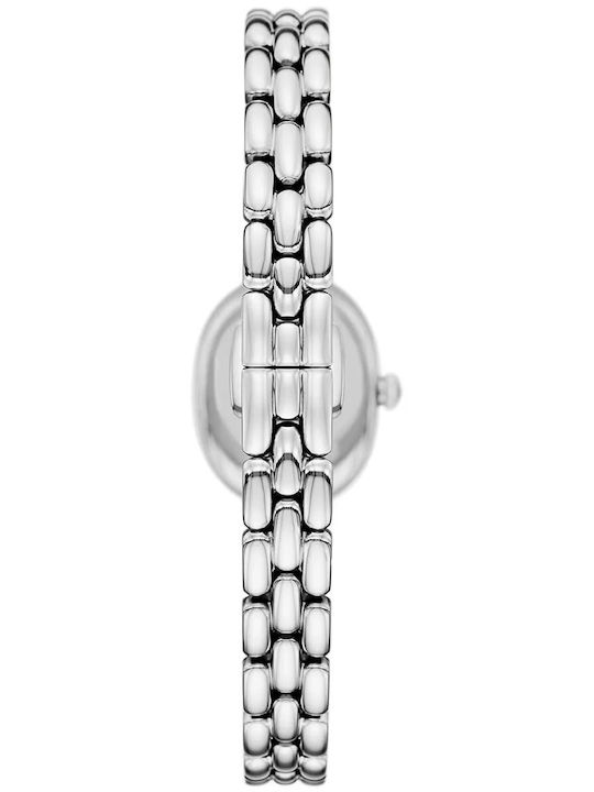 Emporio Armani Womens Watch 24mm Battery With Silver Metal Bracelet
