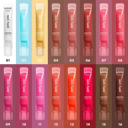 NYX Professional Makeup Jelly Job Lipgloss 14 Cherry Jelly 7.5ml