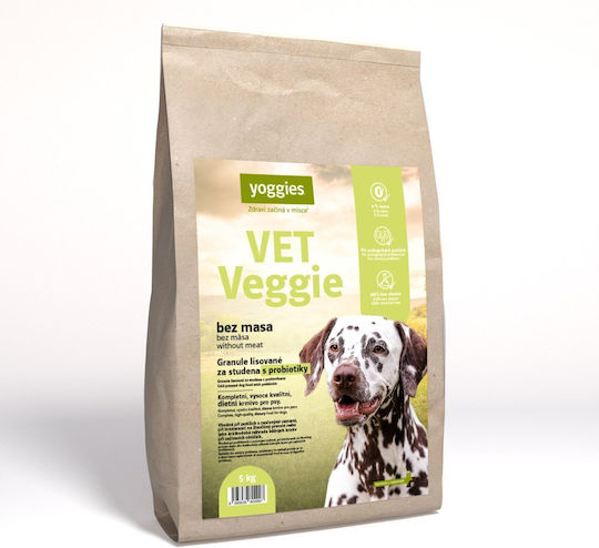 Ξηρά Τροφή Σκύλου Vet Veggie Χωρίς Κρέας Προβιοτικά Ψυχρής Έκθλιψης Cold Pressed Yoggies Normal 2 Kg