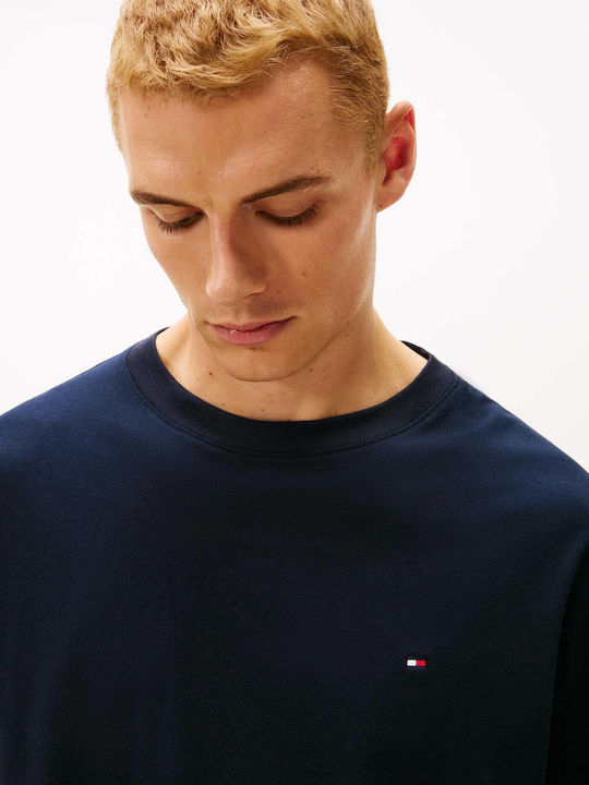 Tommy Hilfiger Χειμερινή Ανδρική Πιτζάμα Βαμβακερή Desert Sky
