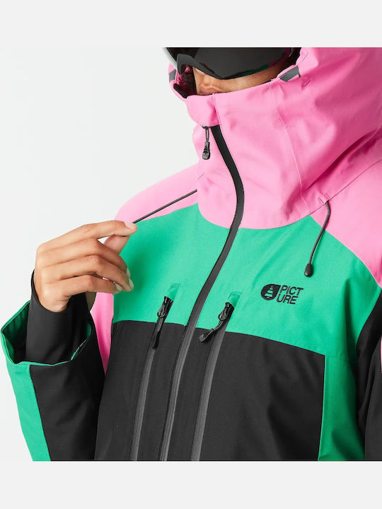 Picture Organic Clothing I-008575-947 Γυναικείο Μπουφάν για Σκι & Snowboard Ροζ