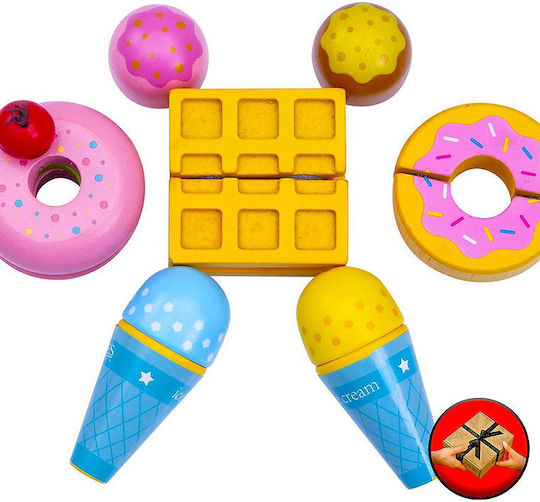 Set Deluxe 3 Κουτιά Δώρου Τρόφιμα από Ξύλο 14τμχ