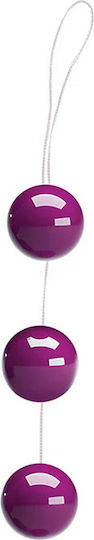Smd Opaline Silicone Kegel Balls Koλπικές Μπάλες Kegel Σιλικόνη Σετ 3 Deep Purple