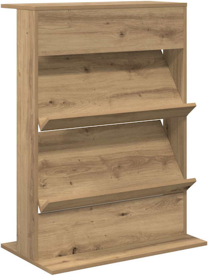 vidaXL Zeitschriftenständer Braun 70x41x96cm 1Stück