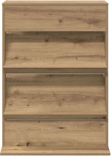 vidaXL Zeitschriftenständer Braun 70x41x96cm 1Stück