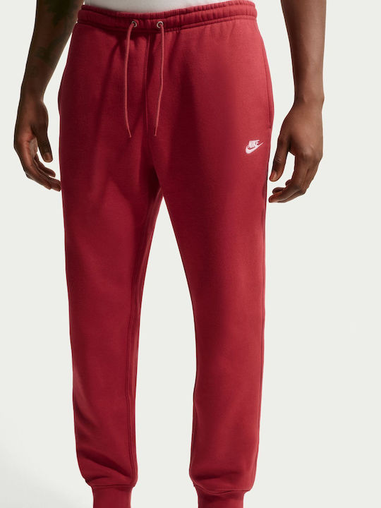 Club Sweatpants with Elastic Team Crimson / White