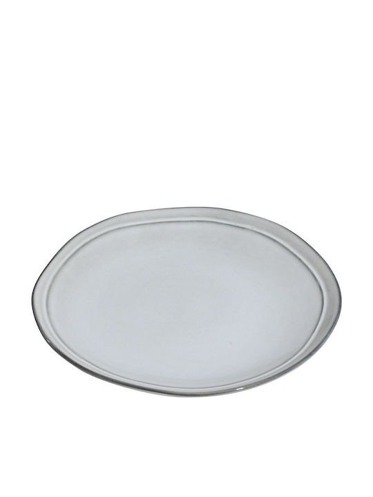 Estia Plate Shallow Ceramic White with Diameter 27cm