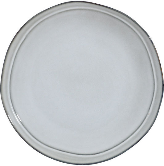 Estia Farfurie joasă Ceramică Alb cu Diametru 27cm