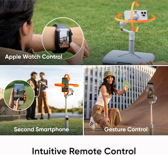 Insta360 Flow 2 Plus Ai Tracker Image Stabilizer Phone Stabilization System Ai Tracking Built-in Tripod Selfie Stick Iphone Android