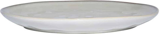 Estia Vignette Stoneware Farfurie joasă Ceramică Alb cu Diametru 27cm