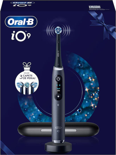 Oral-B Smart Ηλεκτρική Οδοντόβουρτσα με Αισθητήρα Πίεσης και Θήκη Ταξιδίου Μαύρη