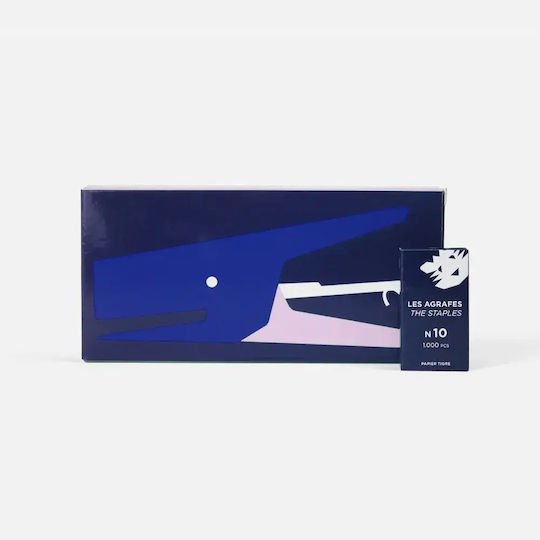 Papier Tigre – Συρραπτικό Stylish Office Stapler Blue-pink
