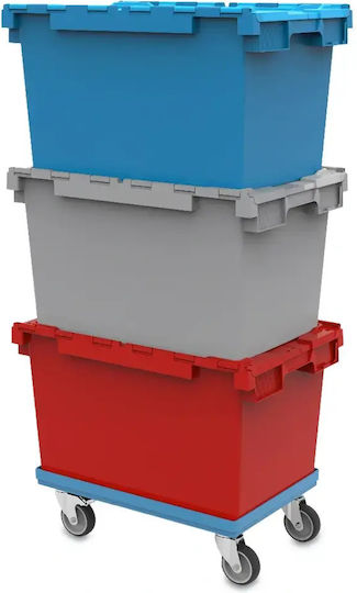 Green City International Platform Trolley for Weight Load up to 400kg Blue