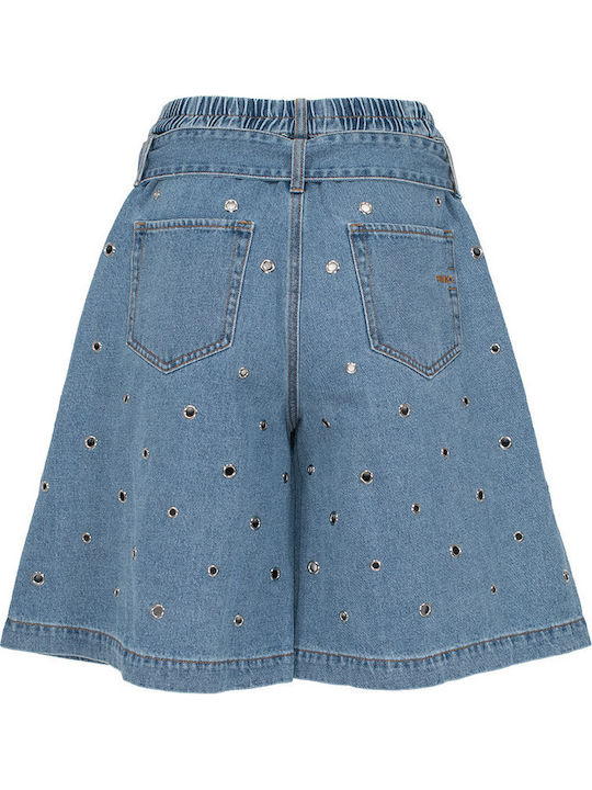 Pinko Ballo Women's Jean Bermudas Blue