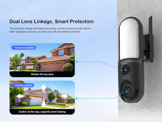 Vstarcam FC4 IP Surveillance Camera Wi-Fi Full HD+ 3MP Waterproof with Two-Way Communication and Lens 4mm