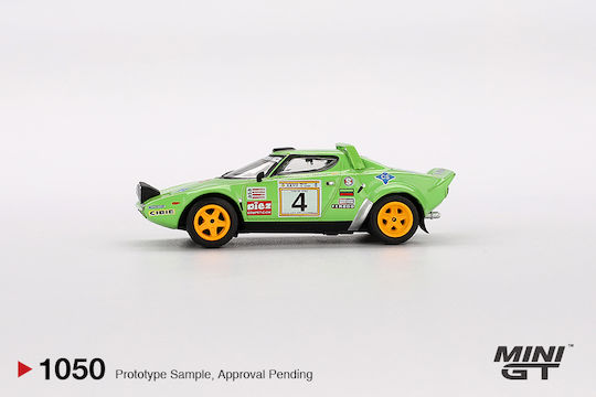 Macheta Auto Lancia Stratos Hf #4 Spanishrally Champion 1979 1:64 Mini Gt Mgt01050-l