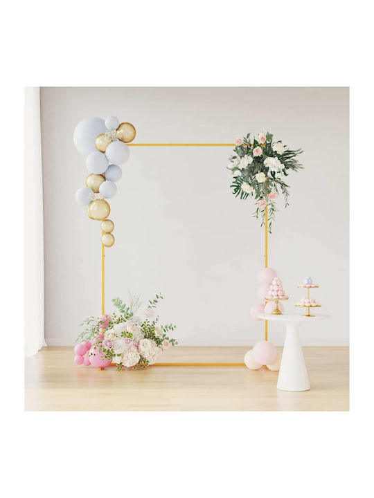 Garden Arch from Metallic in Gold Colour 49.5x49.5x150cm