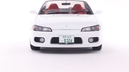 Machetă Mașină Nissan Silvia S15 Specr Aero Aspen Alb 1999 Scara 1:18 Solido