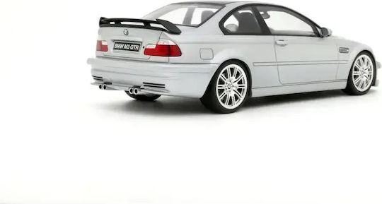 Machetă Mașină BMW E46 M3 GTR Street Titan Argintiu Metalizat 354 2001 1:18 Otto Models Ot1128