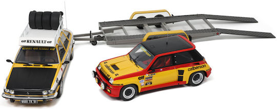 Set Machete Mașină Renault 30 Assistance Renault 5 Turbo Ed Limitată 2500 1:18 Otto Models Ot383