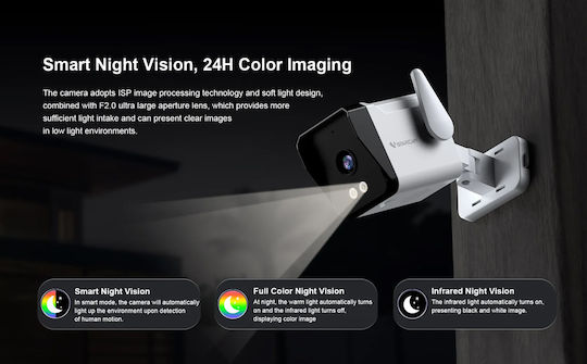 Vstarcam TS3 IP Surveillance Camera Wi-Fi Full HD+ 3MP Waterproof with Two-Way Communication and Lens 4mm
